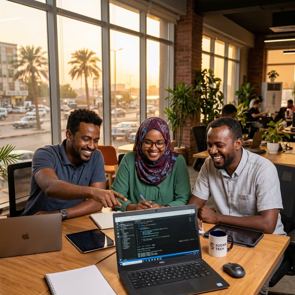 فريق عمل راحتك في السودان